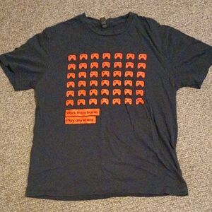 EA employee t-shirt from the pandemic era
